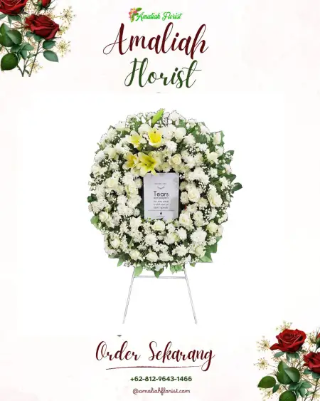 Krans Bunga Duka Damarjati